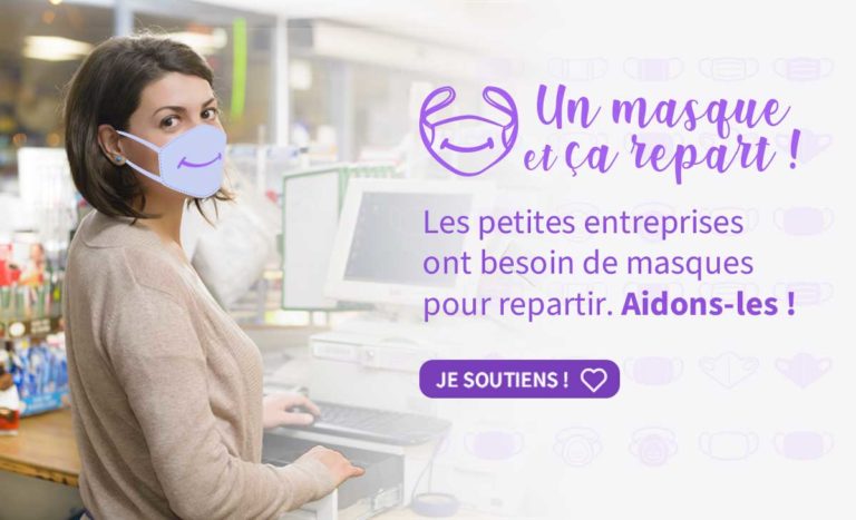 Avec “Un masque et ça repart”, les petites entreprises vont recevoir des milliers de masques gratuitement.