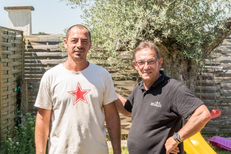 Laurent, maçon, a réussi la création de son entreprise grâce à Rivalis